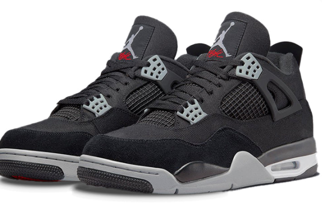 Air Jordan 4 Retro SE 'Black Canvas' | Noir Atelier DH7138-006