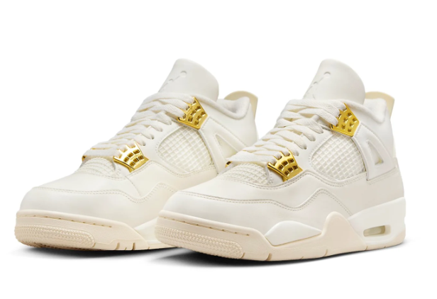 Air Jordan 4 Retro Women's 'Metallic Gold' | Gilded Hour AQ9129-170