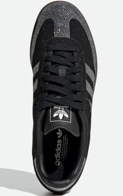 adidas Samba OG Rhinestone Women's 'Black Silver' | Silver Reverie