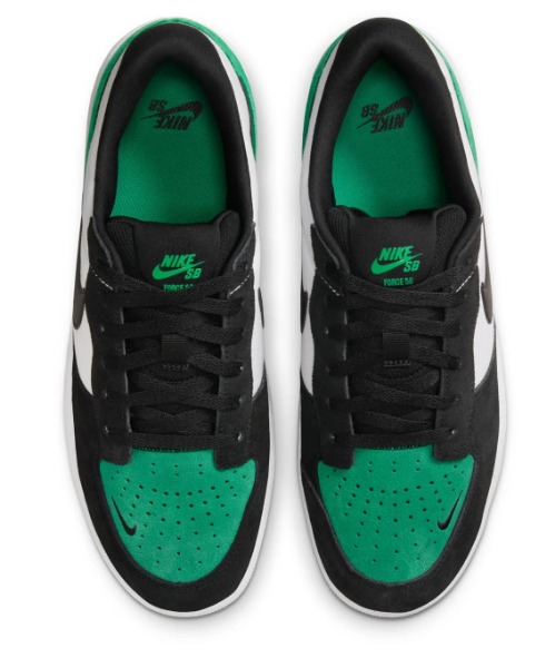 Nike SB Force 58 'White / Black / Stadium Green' | Greenroom Agenda