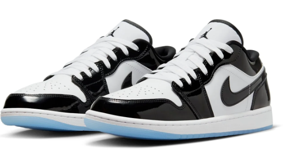 Air Jordan 1 Low SE 'Black White Concord' F1C329 | Contrast Chapter