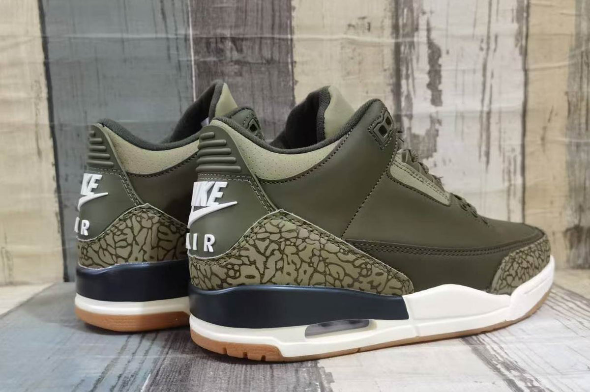 Air Jordan 3 Retro Men's Medium Olive | Canopy Lines