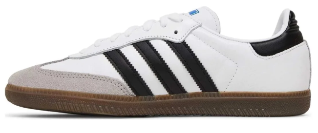 adidas Women's Samba White/Black | Sunday Typeset