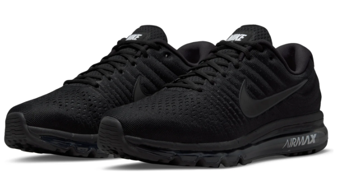 Nike Air Max 2017 Triple Black | Midnight Vector