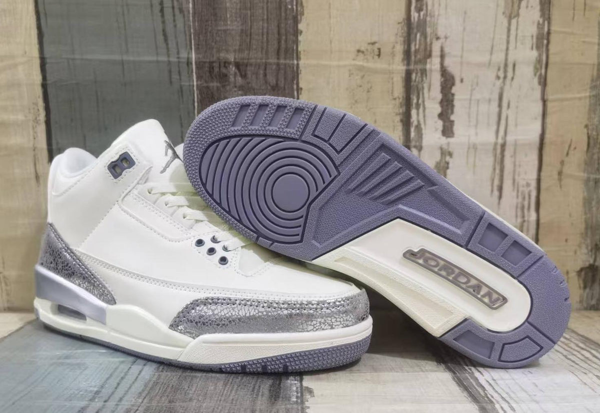 Air Jordan 3 Retro Beige-Silver Men's | Dune Reflections