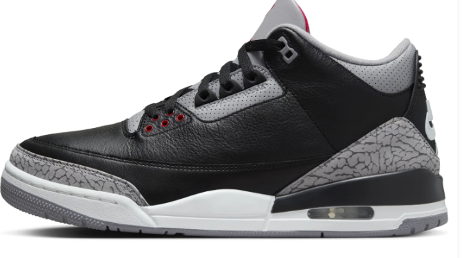 Air Jordan 3 OG 'Black Cement' (2024) | Grounded Presence DN3707-010