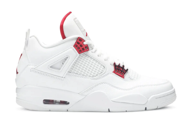 Jordan 4 Retro 'Red Metallic' | Scarlet Accent
