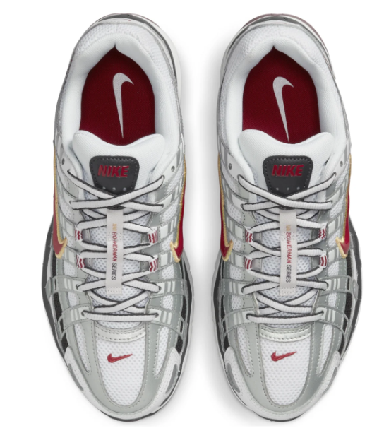 Nike P-6000 CNPT Women's 'Metallic Silver / Red' BV1021-101 | Silverline Tempo