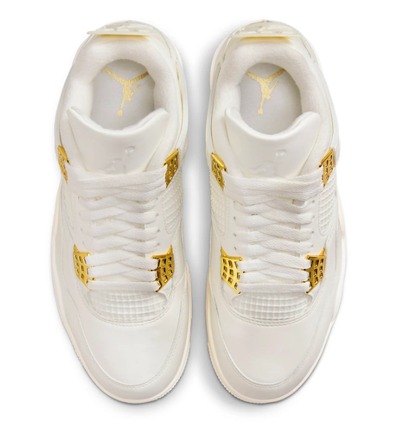 Air Jordan 4 Retro Women's 'Metallic Gold' | Gilded Hour AQ9129-170