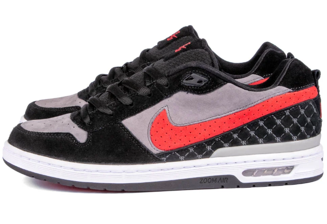 Nike SB Paul Rodriguez Zoom Air Low 'Black / Varsity Red / Flint Grey' | Redline Replay