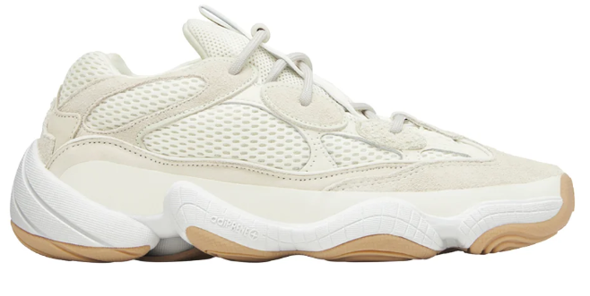 adidas Yeezy 500 Bone White Sneakers | Chalk Horizon