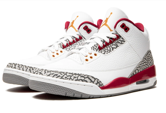 Air Jordan 3 'Cardinal' | Distinctive Note CT8532-126