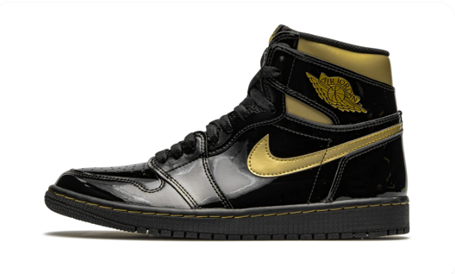 Air Jordan 1 Retro High OG 'Black Metallic Gold' | Evening Signature 555088-032