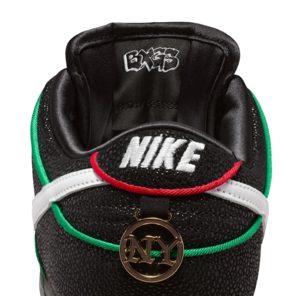 Nike SB Dunk Low Pro QS 'Black / White / Challenge Red' | Scarlet Punctuation