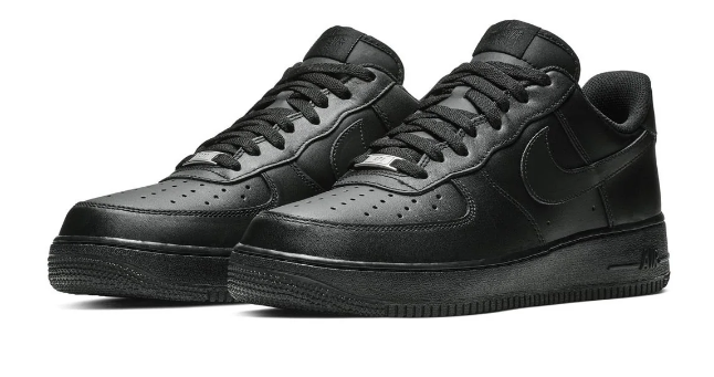 Nike Air Force 1 '07 Triple Black Men's Sneakers | Noir Blueprint