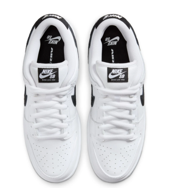 Nike SB Dunk Low Pro 'White / Black / White' | Paper Ink Edit