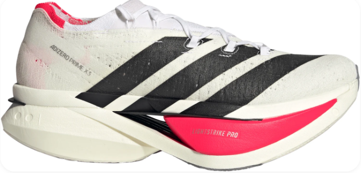 adidas Adizero Prime X3 Strung Running Shoes 'White' | Next Vector