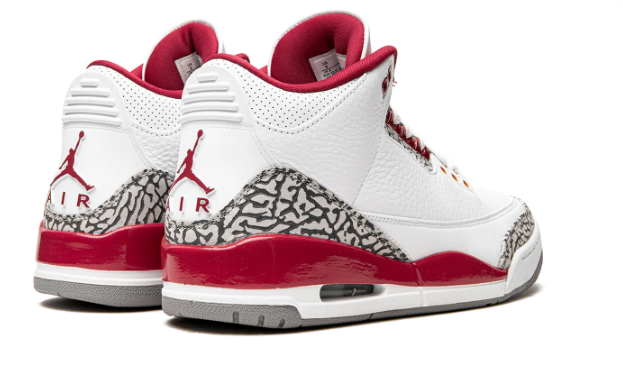 Air Jordan 3 'Cardinal' | Distinctive Note CT8532-126