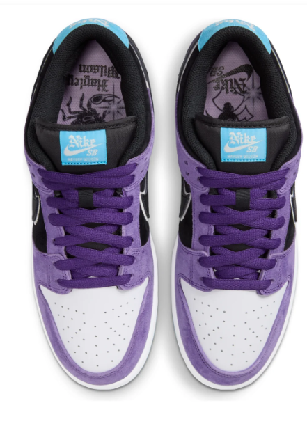 Nike SB x Hayley Wilson Dunk Low 'Court Purple' HJ0513-500 | Purple Side Notes