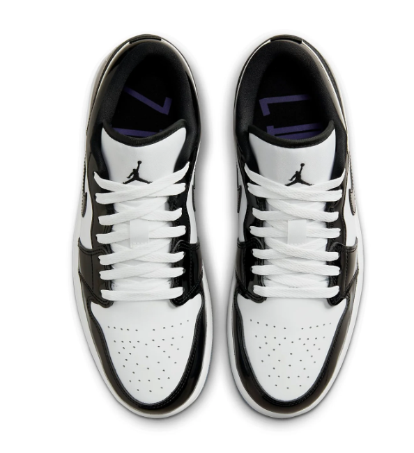 Air Jordan 1 Low SE 'Black White Concord' F1C329 | Contrast Chapter